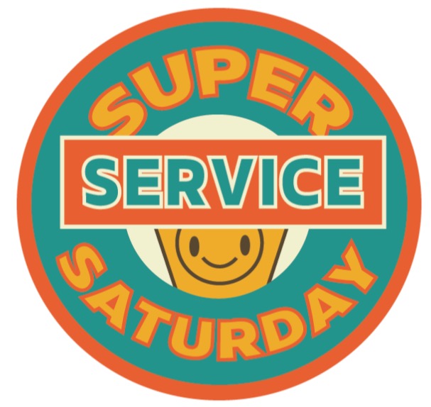 "Super Service Saturday Logo"